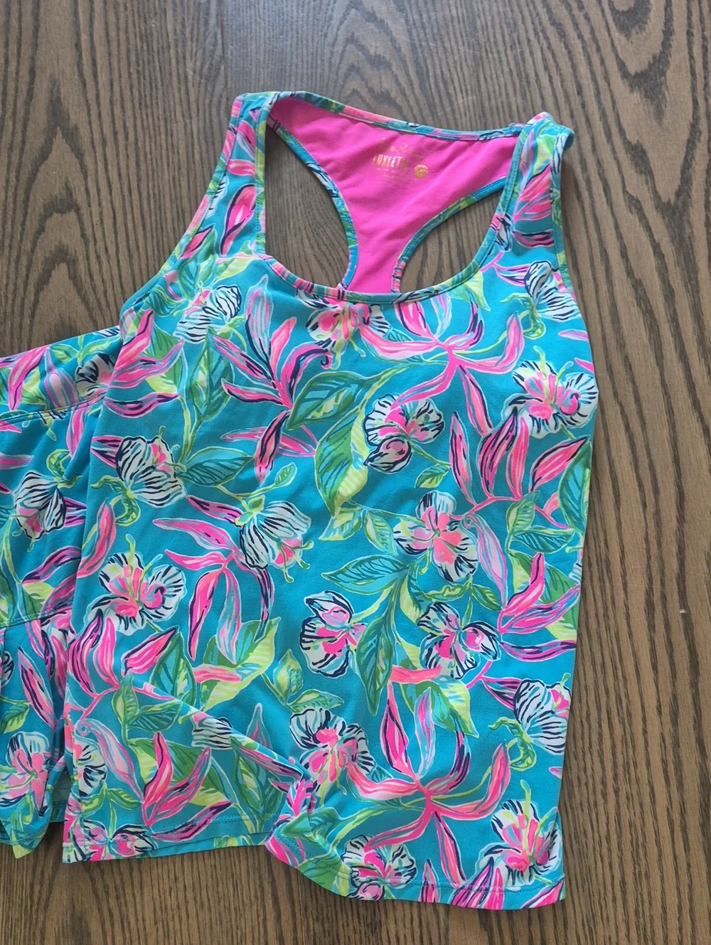 Lily Pulitzer Swim Set Or Workout Set Tankini And Skort